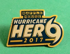 WAFFLE HOUSE Lapel Pin: 2017 HURRICAN HER