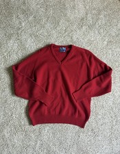 Red Pendleton Men’s Lambswool “Made in USA” Sweater Size Large (fits unisex)