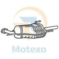 Klarius GM340C Auspuff Heckbox FüR Astra 1.6-2.0 98-04