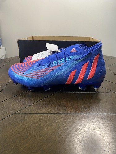 Adidas Soccer Cleats Predator Edge.1 SG Size 9.5 Men Blue H02965 - Picture 3 of 9