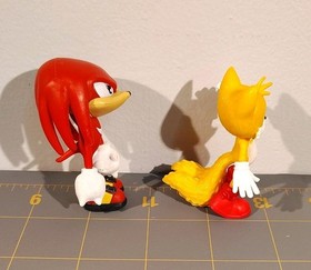 JAKKS Pacific Sonic The Hedgehog KNUCKLES & TAILS Figures 3-4 inch 2020-2022