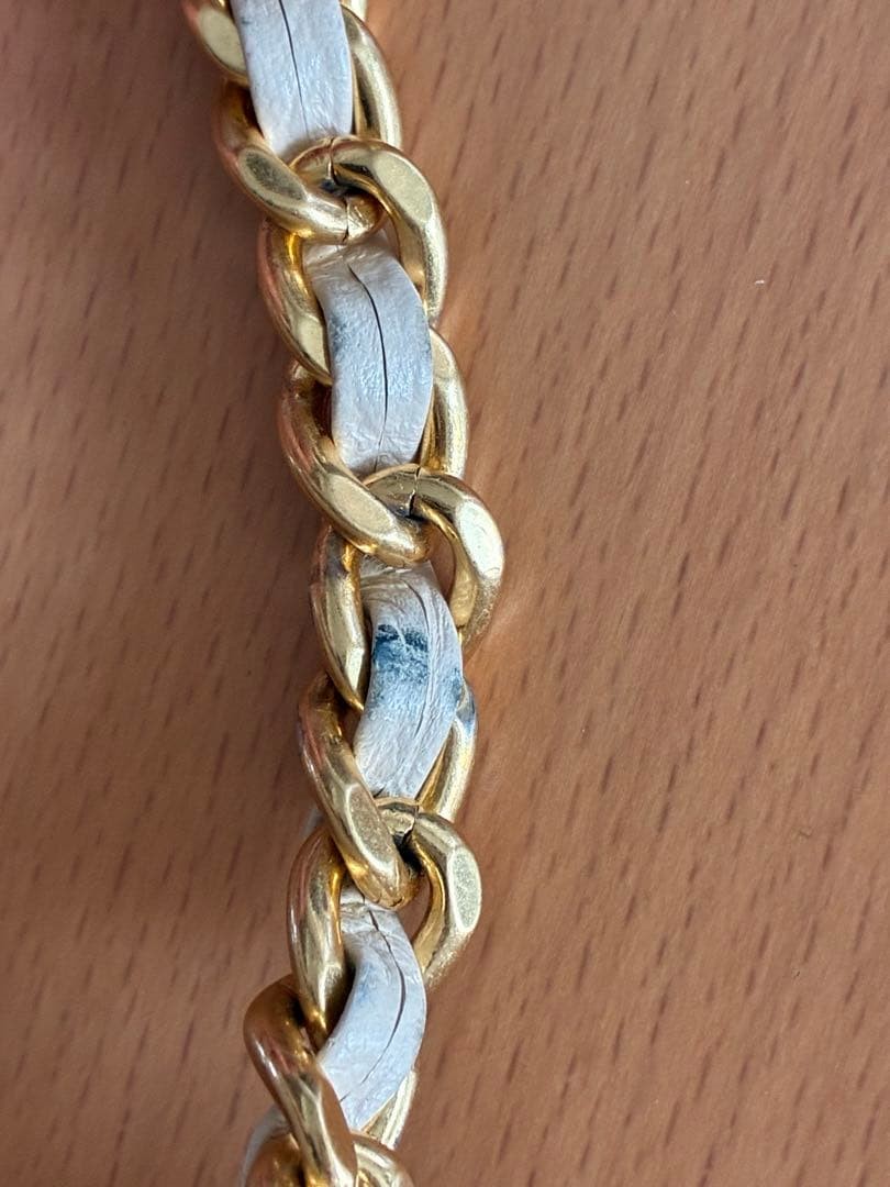 Tory Burch 2-Way Chain Shoulder Handbag Leather Ivory Women's From Japan thumbnail 19