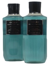 Bath  Body Works Ocean Shower Gel 10 oz Body Wash Men's Brand New Lot of 2