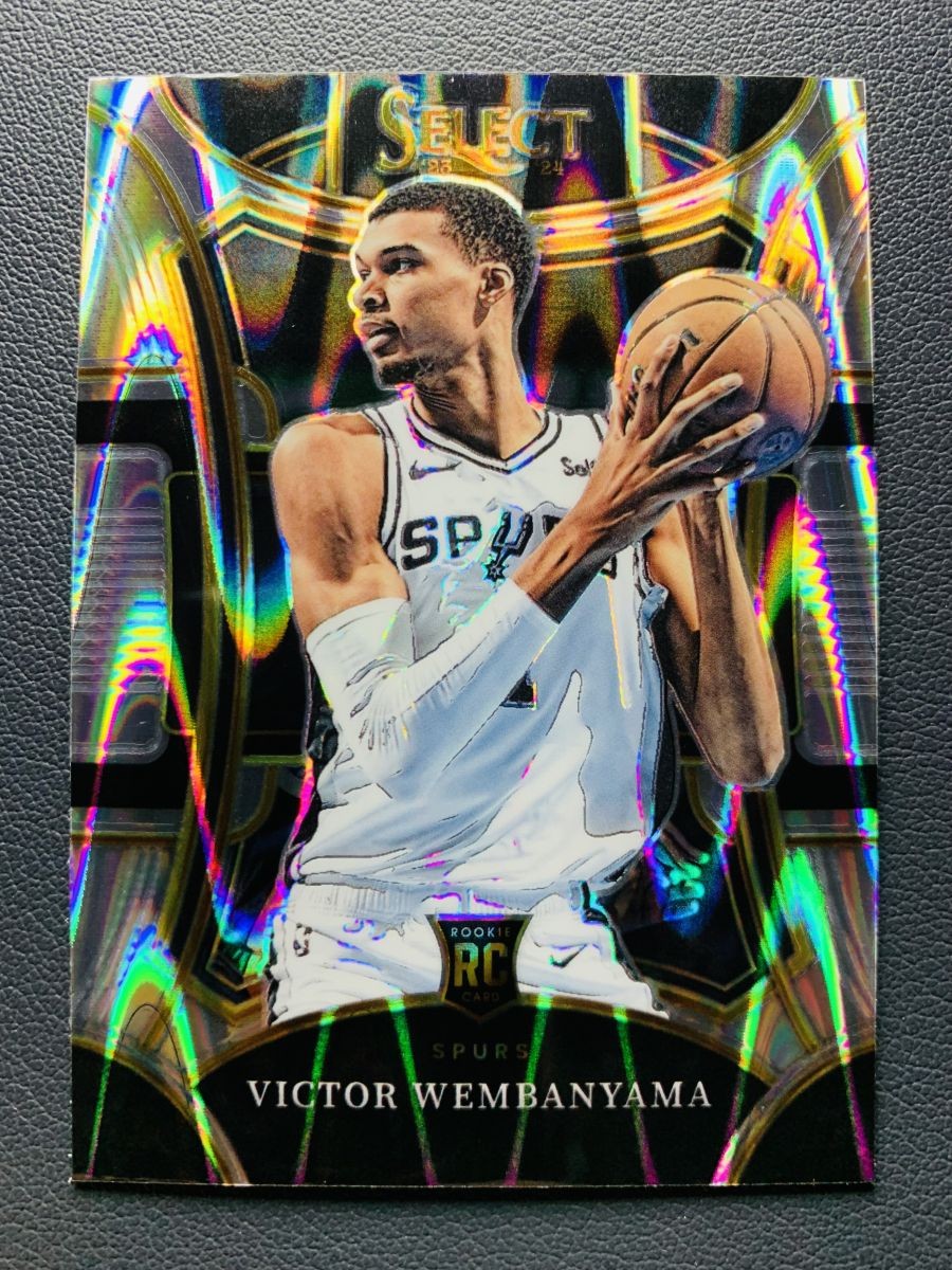 2023-24 Panini Select Victor Wembanyama RC Rookie Mezzanine Tectonic Prizm SSP