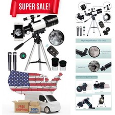 Astronomy Starter Telescope 70mm Aperture with Easy Setup for Kids  Adults