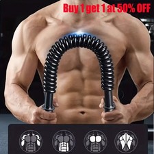 30 40 50 60KG Arm Power Twister Stretch Spring Bendy Bend Bar Gym Exercise Gear