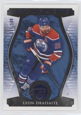 2023-24 Upper Deck Artifacts Royal Blue 137/199 Leon Draisaitl #23 ht1