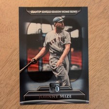 2011 Topps - Topps 60 Johnny Mize #T60-107 New York Giants