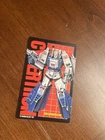 Transformers G1 Takara Japanese Bio Card 1987 ORIGINAL  Highbrow