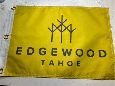 EDGEWOOD GOLF COURSE LAKE TAHOE GOLF CHAMPIONSHIP PGA TOUR PIN FLAG W GROMMETS