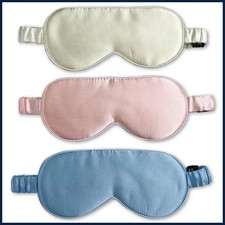100 Mulberry Silk Sleep Mask for Man and Woman Eye Cover Large Blindfold for