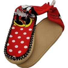 NWT Disney Minnie Mouse Slipper Sock S/M Cottagecore Cozy Slippers Warm