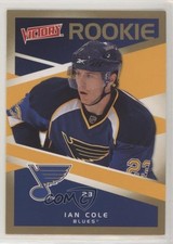 2010-11 Upper Deck Victory Rookie Gold Ian Cole #303 3c7