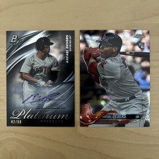 2019 Bowman Platinum Presence Rafael Devers PP-RD Auto /50 + Topps Chrome RC Lot