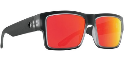 Spy Optics Cyrus Polarized Men's Matte Black Ice Oversized Square Sunglasses