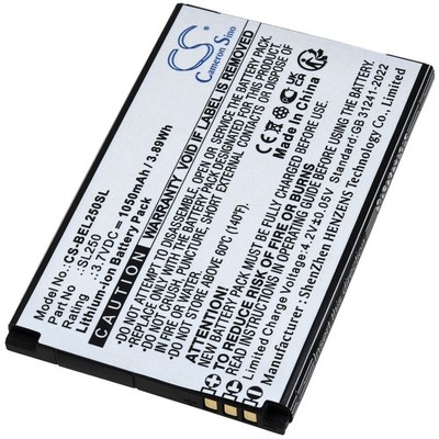 Akku für Beafon SL250 Handy 3,7V 1050mAh/3,9Wh Li-Ion Schwarz