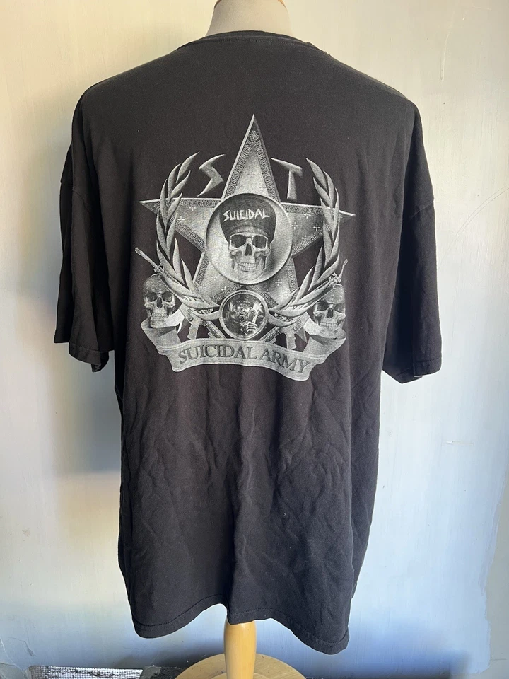 SUICIDAL TENDENCIES ARMY Official Men's Vintage 90s Venice Punk T-Shirt Size 3XL - Image 3 of 4
