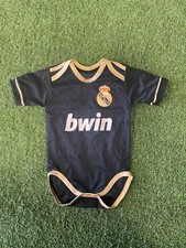 Real Madrid Soccer Team Baby Bodysuit 3-6 Months - Black/Gold