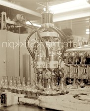 1950s era photo Negative Coca Cola BOTTLING Plant Machine Newburyport MA SODA
