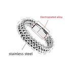 Stainless Steel Braided Double Row Front and Rear Fish Scale Alloy Magnetic Buck