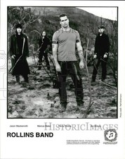 1999 Press Photo Jason Mackenroth, Marcus Blake, Henry Rollins and Jim Wilson.