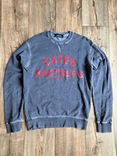 Dsquared2 'Caten Brothers' Big Logo Garment Dyed Men's Sweatshirt Made in Italy