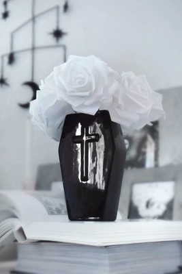 Killstar Coffin Medium Vase One Size Black Women New Goth Alternative