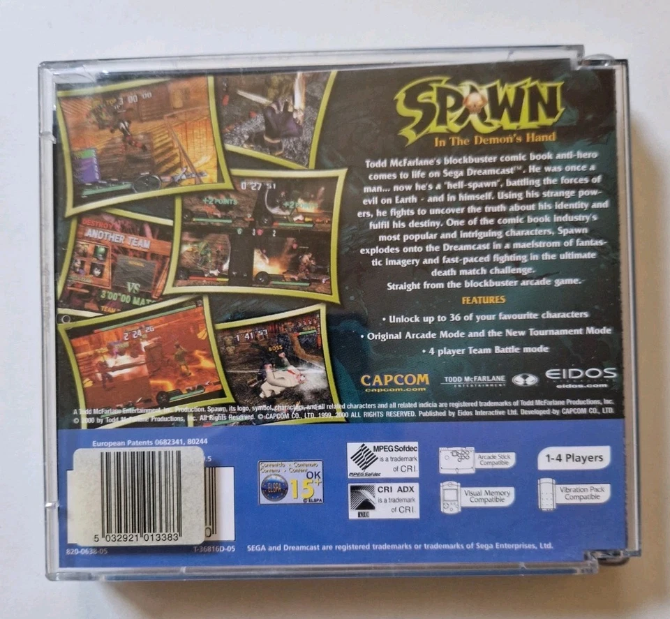 Spawn In The Demon's Hand Dreamcast PAL Complete *Near Mint - Image 2 of 4