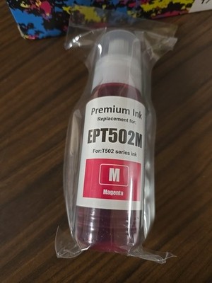 3 pack EPT502M Refill Printer Ink Compatible FOR T502 series Magenta