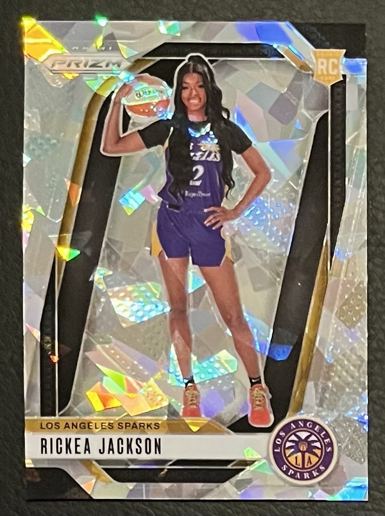 2024 Panini Prizm WNBA #144 Rickea Jackson Ice Prizm RC Rookie (G)