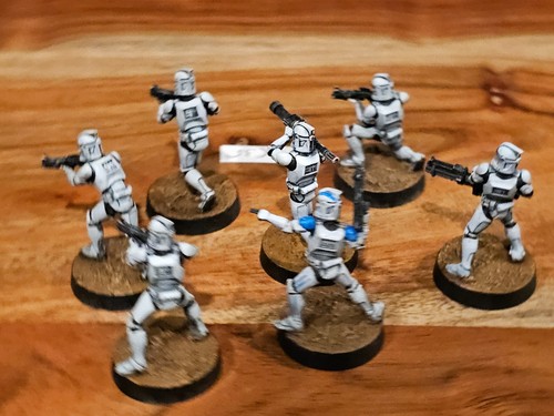Star Wars Legion FFG Republic Clone Troopers sehr gut bemalt x7 Proxies JK035 - Bild 5 von 24