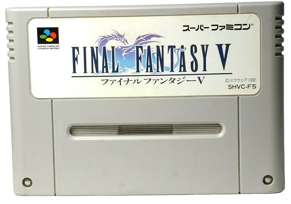 Final Fantasy V Role Playing Nintendo SNES Video Games for