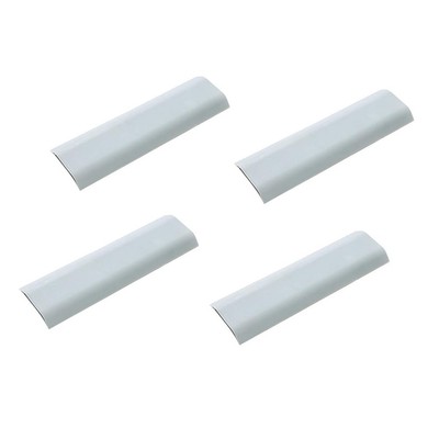 Grey Cable Raceways 4PCS On-Wall Cord Cover Paintable Channel to Hide and Con...