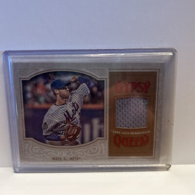 2016 Topps Gypsy Queen - Relics #GQR-SM Steven Matz (MEM)