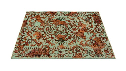 Alfombra Persa Vintage Tejida A Mano 150 X 109 Cm - Oriental, Alfombra, Verde - Imagen 6 de 10