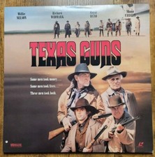 Texas Guns On Laserdisc Starring Willie Nelson Richard Widmark Royal Dano TESTED