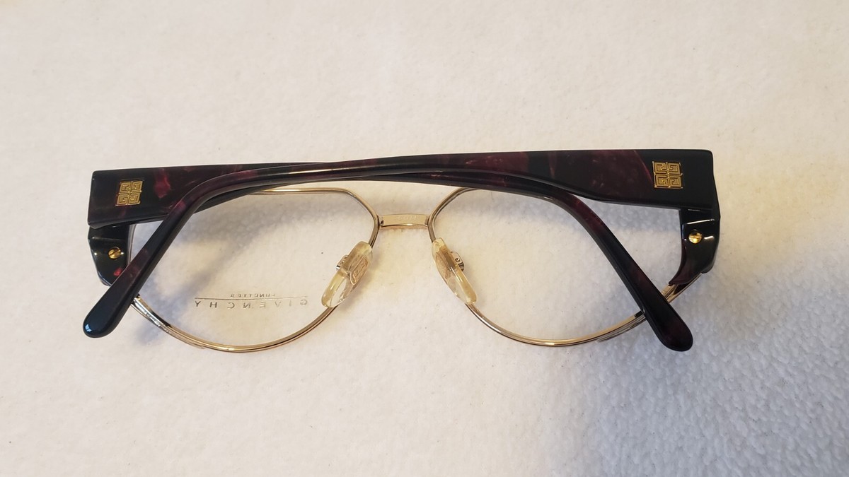 Vintage Givenchy Eyeglasses Gold Red Marble Wine Frames 52 19 135 Givenchy 622S 5229 135 – Vintage Frames Company main image 2