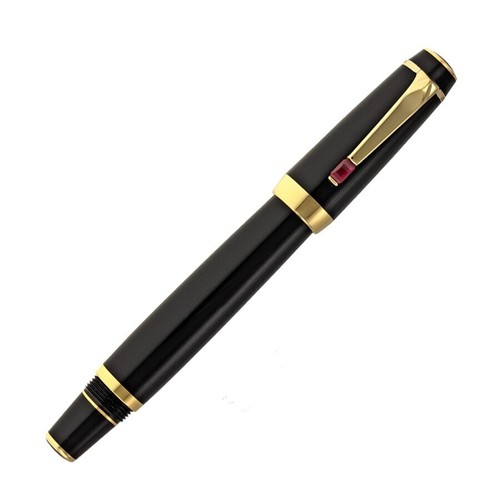 Montblanc Meisterstuck penna roller nera in custodia di pelle edizione limitata. - Foto 8 di 9