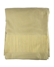 FRETTE Italy Tihany Taupe Cotton Square Tablecloth 83" x 83" NEW