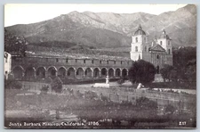 Postcard Santa Barbara Mission 1786, Santa Barbara, California Unposted