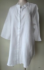 Flax Designs Linen Jacket 2g Nwt Good Day Jacket White