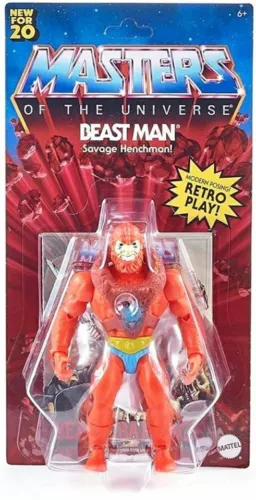 masters of the universe origins beast man brand new mattel retro play