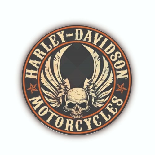 Harley Davidson Flying Skull Patch Sticker Decal Motorcycles Bikes Ride JDM HD - Picture 5 of 5