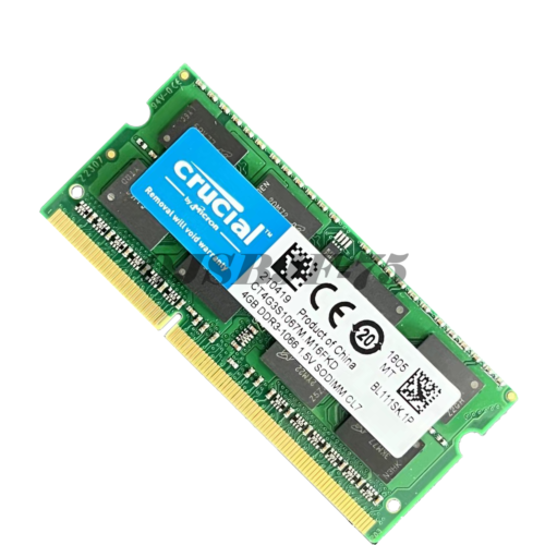 Crucial PC3-8500 8GB 4GB SO-DIMM 1066 MHz PC3-8500 DDR3 Memory (CT4G3S1067M) - Picture 6 of 10