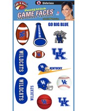 Fan-A-Peel Kentucky Waterless Peel and Stick Temporary Tattoos