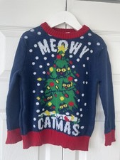 UGLY christmas sweater Meowy Catmas holiday kids sweater Deals Sales Bargains