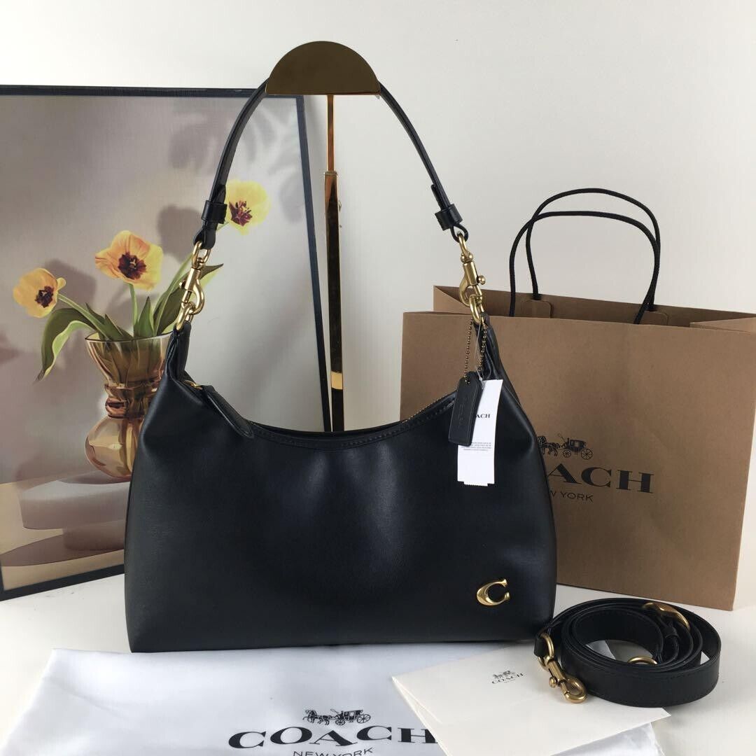 COACH Juliet Shoulder, Crossbody Bag CR981 Black Leather COACH Juliet Shoulder, Crossbody Bag CR981 Black Leather