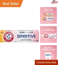 Tartar Control Fluoride Toothpaste for Sensitive Relief - 12 Tubes, Minty Fresh