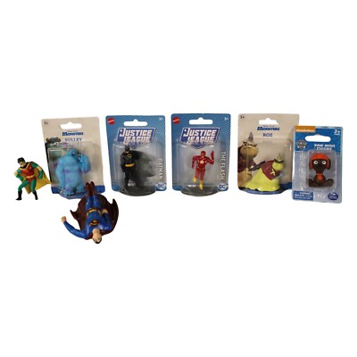 Lot Set 7 Nickelodeon Justice League Monster's Ink 2'' Small Mini Action Figures