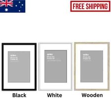 A2 Box Mat A3 Frame Black/White/Wood Photo Picture Frame Art Work Display Frame*